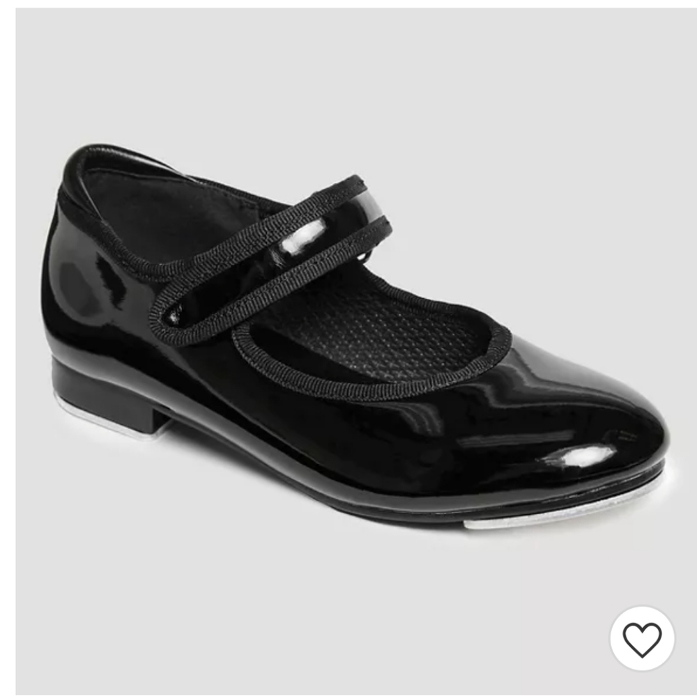 Girls Free Style by Danskin Black Tap Shoes